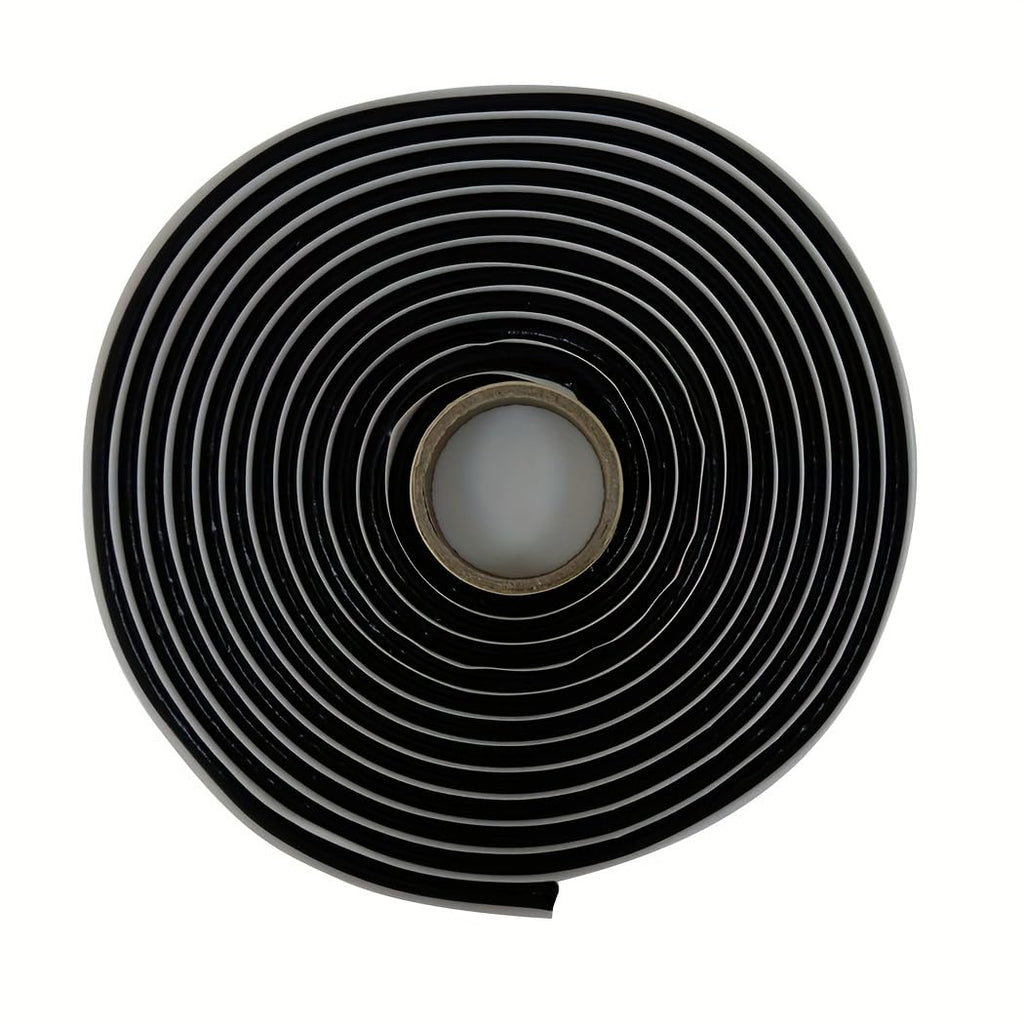 13 Ft Butyl Sealant Tape, Waterproof Butyl Rubber Sealant, Diameter 1/4" Rubber Sealant for Installing Car Doors, Windows, Car Audio 1/4 in x 13ft