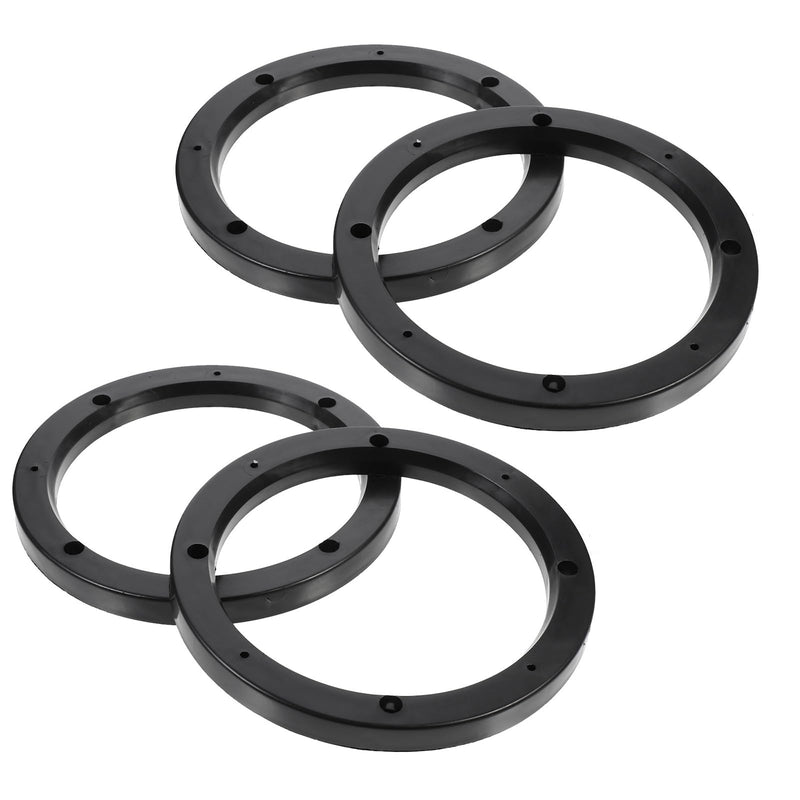 ULTECHNOVO 4 Pcs Universal Fit Car Speaker Spacer 6.5 Inch Adaptor Ring Mounting Bracket Plastic Car Stereo Speakers Spacer