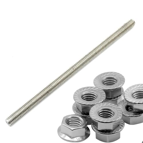 Stainless Full Threaded Rod 1/2-13 with Flange Nuts
