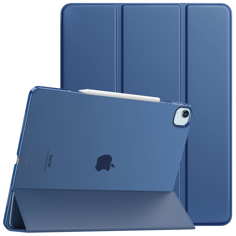 TiMOVO for New iPad Air 13 inch Case M2 2024, iPad Pro 12.9 2022/2021(6th/5th Gen) Case, Slim Stand Cover for iPad Air 13-inch, Auto Wake/Sleep Smart Shell with Translucent Back, Navy Blue