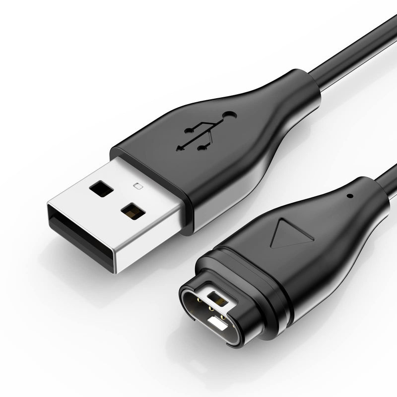 Charger Cable for Garmin Fenix 7 6 5 S X, Forerunner 945 45 45S 245 Music, Vivoactive 5 4 4S 3, Instinct 1 2 2S Tide Tactical, Approach S10 S40 S60 X10, Vivomove, Venu Sq 2 2S