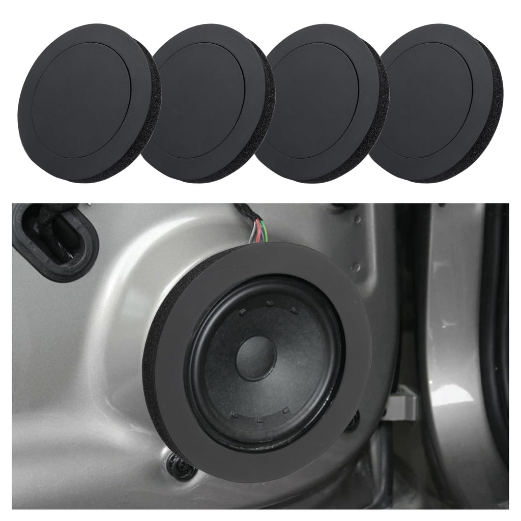 4PCS Speaker Foam Enhancer,6.5" Speaker Foam Rings for Enhancing Stereo Sound in Car Speakers,Universal Self-Adhesive Speaker Gasket Car Accessories for Car,Truck,SUV