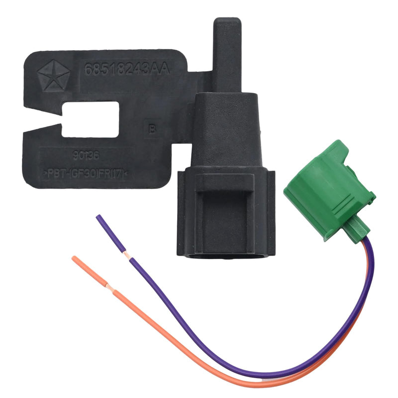 Ambient Air Temperature Sensor + Plug Replacement for Dodge Replacement for Jeep Replacement for Chrysler Rplace#68518243AA