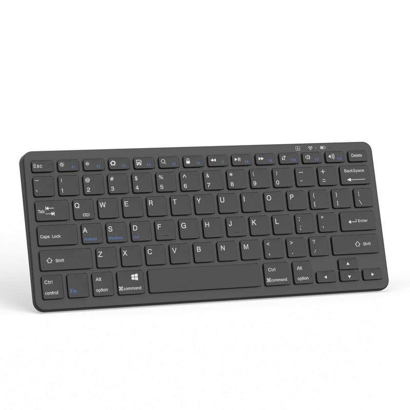 Bluetooth Keyboard for iPad, Bluetooth Keyboard Compatible iPad 10th 9th 8th, iPad Air 5th 4th, iPad Pro 13/12.9/11 inch, iPad Air 13/11 inch, Portable Keyboard Including iOS, Android, Windows - Black