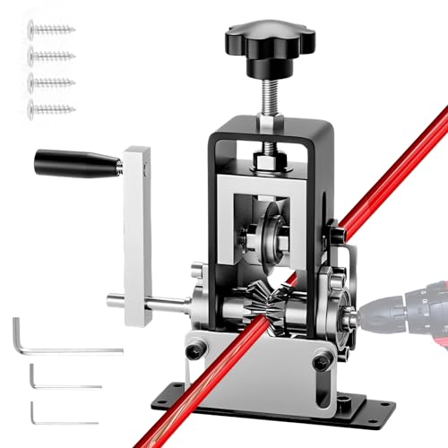 Manual Wire Stripper Machine, 0.06''-0.98'' Scrap Copper Wire Stripping Machine with Hand Crank or Drill Powered, Copper Wire Peeler Machine, Portable Aluminum Frame Wire Peeler
