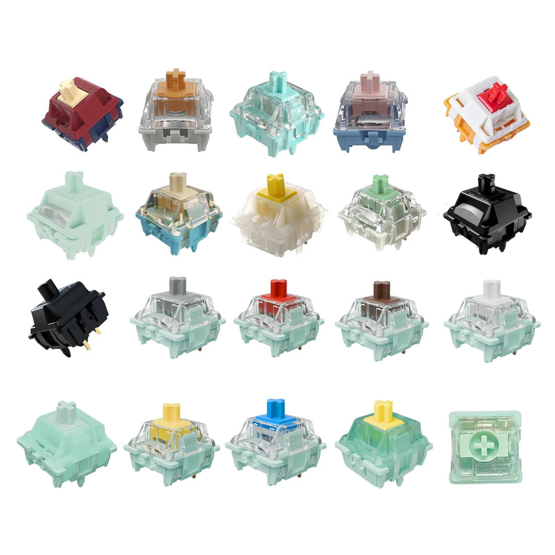 Gateron Series New and Classic Mechanical Keyboard Switches Sample Pack 20pcs Gateron mix switches sample 20pcs