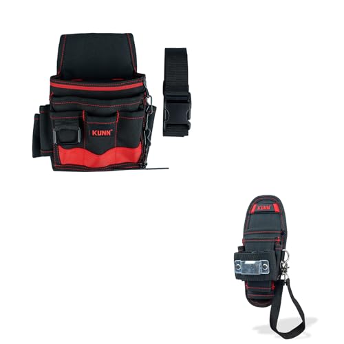 KUNN Electrician Tool Pouch & Mini Tool Pouch with Belt Clip