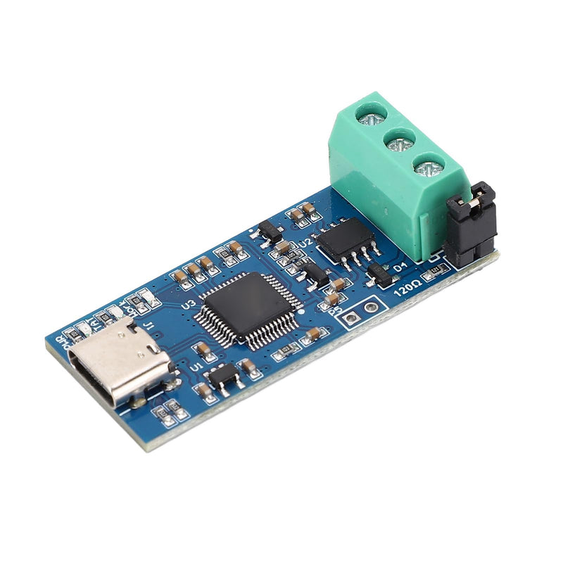 SEAFRONT USB to CAN Module Type C Power Supply Converter Adapter for CAN 2.0A CAN 2.0B CAN FD Protocol Bus Analyzer V2.0 LED Display High Performance