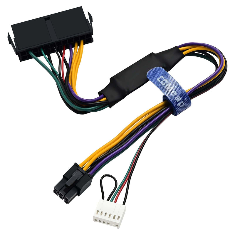 COMeap 24 pin to 6 pin adapter HP ATX Power Cable Compatible with Z200 Z210 Z220 Z230 Z240 SFF MT TWR Series 4000 6005 8300, ProDesk 600 G1, EliteDesk 800 G1 13.3-inch (34cm)