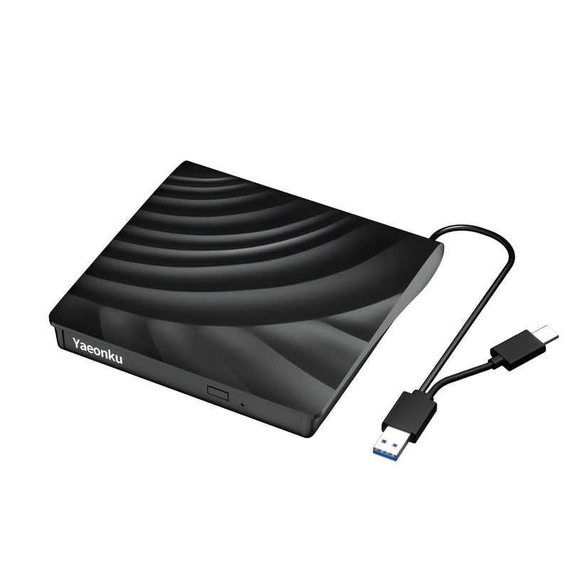 External Blu Ray Drive, USB 3.0 Type-C 3D Bluray CD DVD BD Reader Player Slim Optical Bluray CD/DVD Burner for MacBook Laptop Desktop PC Compatible with Mac OS Windows XP/7/8/10/11 External Blu Ray Drive