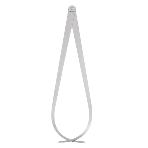 Firm Joint Outside Caliper - [24 Inch] Stainless Metal Firm Friction Joint Measurement Tool for Size Measuring Use, Silver Tone 24 Inch