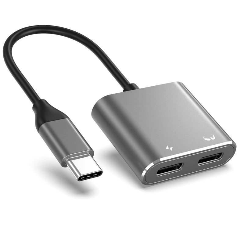 USB C to AR Glasses and Charging Adapter, Charge and Play, Suitable for Switch, Steam Deck, iPhone 15 & Viture/Rokid/Xreal AR Glasses