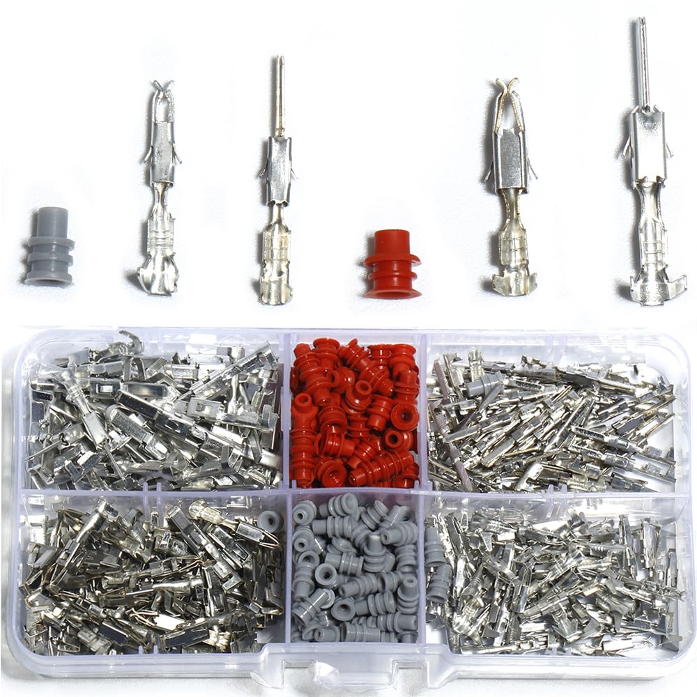 1.5/3.5mm Terminal Automotive Connector Car Electrical Wire Removal Non-Insulated Plug Male Female Crimp Pins