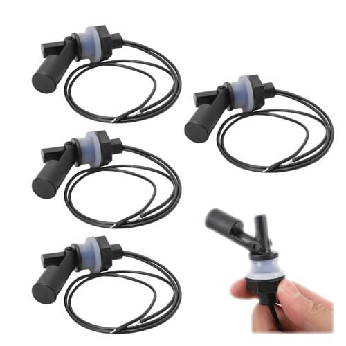4 x Level Switch, Side-Mounted Horizontal Float Switch, Liquid Float Switch, Water Level Sensor, Liquid Float Switch for Tank, Pool, Horizontal, Aquarium