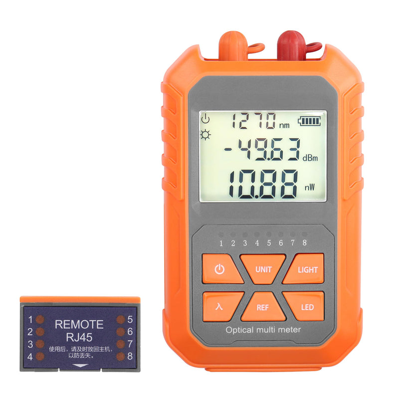 SinLoon Fiber Optic Power Meter, Fiber Optic Tester, Portable Network Cable Tester, FC/SC/ST, Universal Interface, Fiber Optic Tester, 2MW, Visual Fault Location, LED Lighting, OPM/VFL