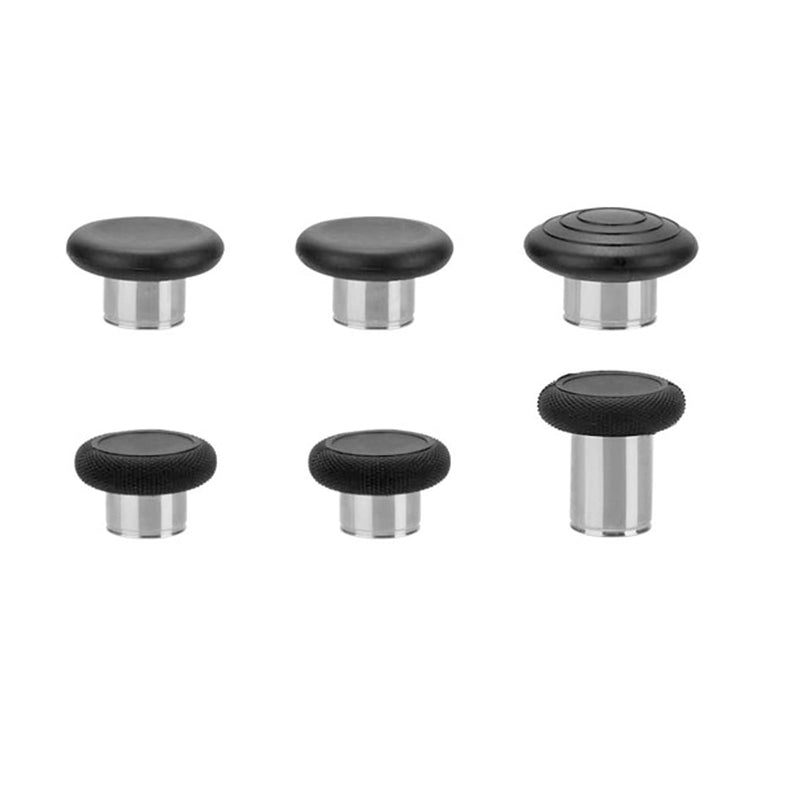 6 in 1 Replacement Thumbsticks for Xbox Elite 2 Controller, Swap Joystick Accessory for Xbox Controller Elite Series 2,Xbox Elite Series 2 Core(Black)
