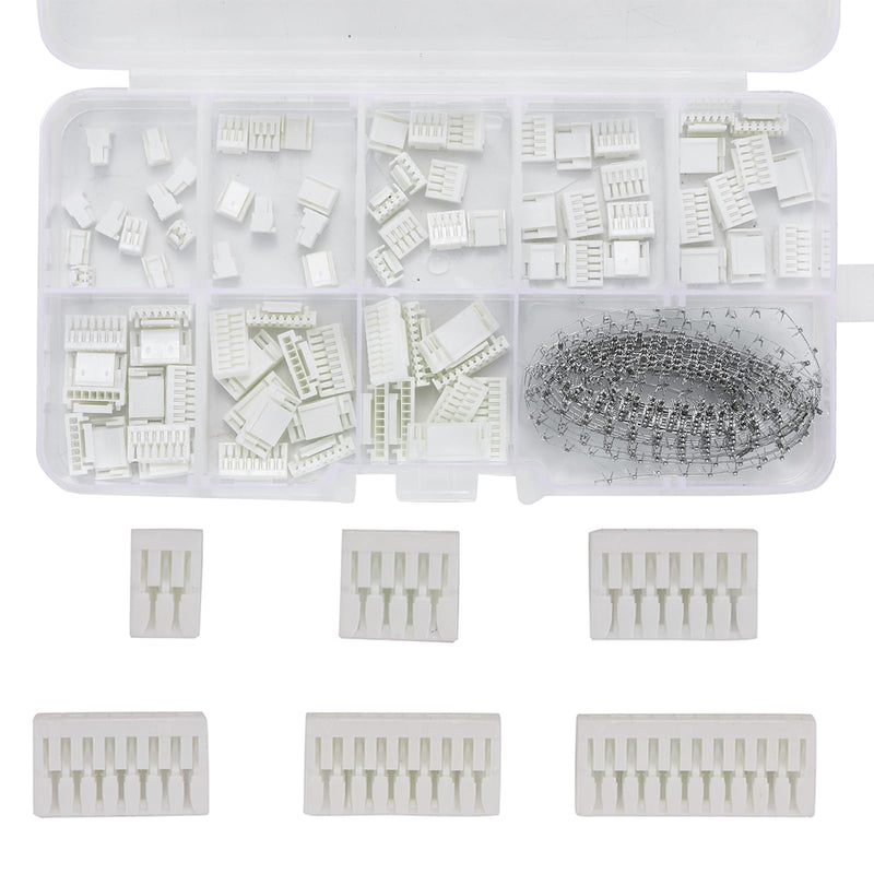 580Pcs JST GH 1.25mm Connector Kit,2/3/4/5/6/7/8/10 Pin Housing Connectors,1.25mm Pitch JST Adapter,GH 1.25mm Plug Terminal set for 3D printer、Flight Controller