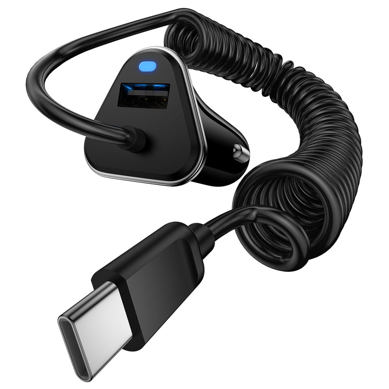 Fast Car Charger USB C 3.4A for iPhone 15/15 Pro/15 Pro Max/15 Plus 14 13 12 11,Type C Car Fast Charging Adapter for Samsung Galaxy A15 5G A54 A55 A14 S24 Ultra S23 S22 S21,Google Pixel 8a 8 Pro 8 7 6