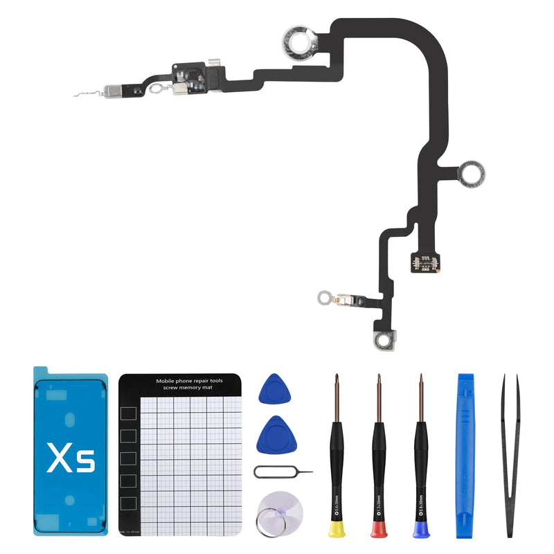 for iPhone Xs Bluetooth WLAN Antenna Flex Cable Replacement for iPhoneXS Bluetooth Signal Wireless Connection Antenna Part XS with Fix Tool Repair A1920 A2097 A2098 A2100