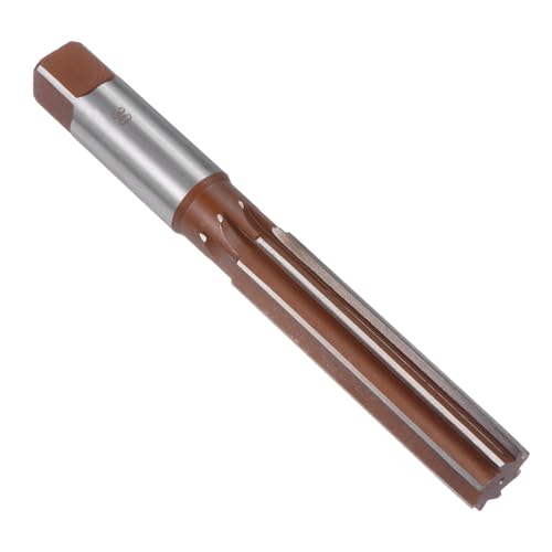 uxcell Hand Reamer 30mm Alloy Tool Steel H8 8 Straight Flutes Hand Milling Cutter Tool Metric Reaming Drill Bit for Metal