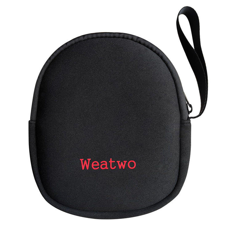 Computer Headsets Headphone Storage Bag, Wired/Wireless Headset Lightweight Case Soft Neoprene Cover Travel Carrying Pouch for Jabra Evolve 20 30 40 65 75 Plantronics Blackwire 3210 3220 3320 CS510 black