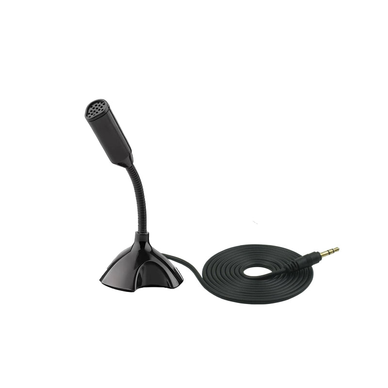 3.5mm Microphone，Adjustable gooseneck Mini for Laptop/Desktop Computers pc Microphone，Plug and Play, Driver-Free Desk Microphone，Recordings, Games, Streaming, podcasts. (3.5MM), RDF23 3.5MM