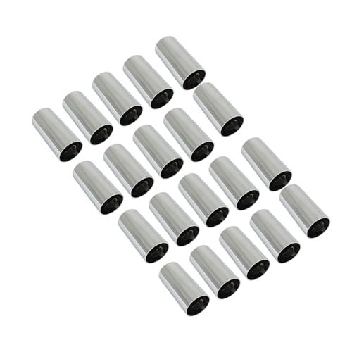 waltyotur 20 x 33mm Truck Lug Nuts Screw on Chrome Cap 4-1/4 High Replacement for Peterbilt Volvo International Semi Trucks