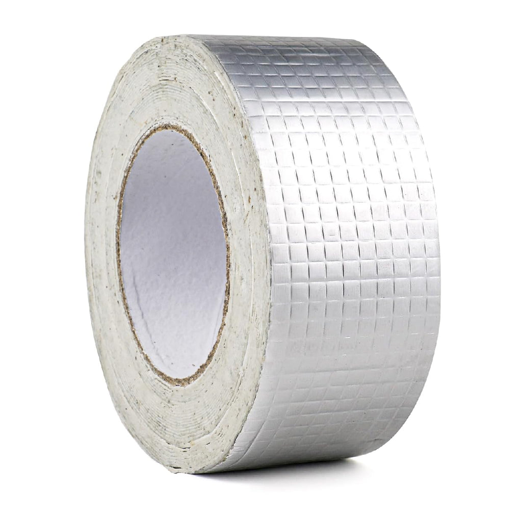 Butyl Tape Waterproof Tape Aluminum Foil Tape Tape 2in(w) x 16.4ft(L) x1.2mm(T), Waterproofing in Toilets, Pipelines, roof Cracks, RVs, sunshades, Windows, Boat,Floors 2in(w) x 16.4ft(L)