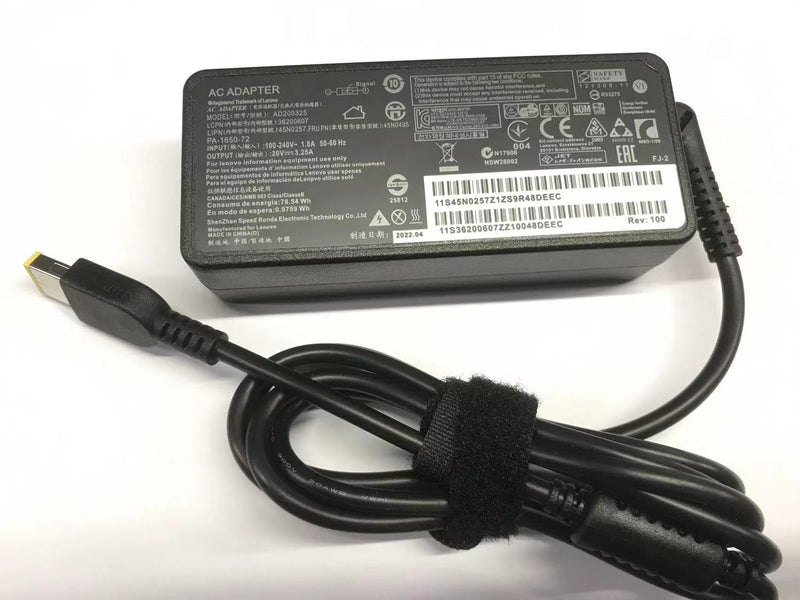 65W Thinkpad AC Charger for Lenovo Thinkpad T470 T470S T460 E531 E440 L470 L440 ADLX65NLC2A ADLX65NCC3A ADLX65NCC2A Laptop Adapter