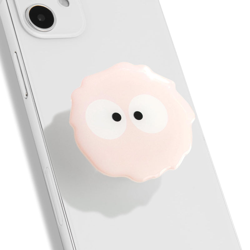 Cute Cartoon Briquette Acrylic Multi Functional Collapsible Expandable Mobile Phone Grip & Kickstand (Pink) Pink