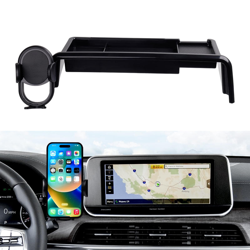 Autorder Car Phone Holder for 2020-2022 KIA Telluride Accessories 10.25-Inch Cell Phone Mount with Dash Organizer Hands-Free 360 Degree Rotation Kia Telluride 20-22 10.25-inch