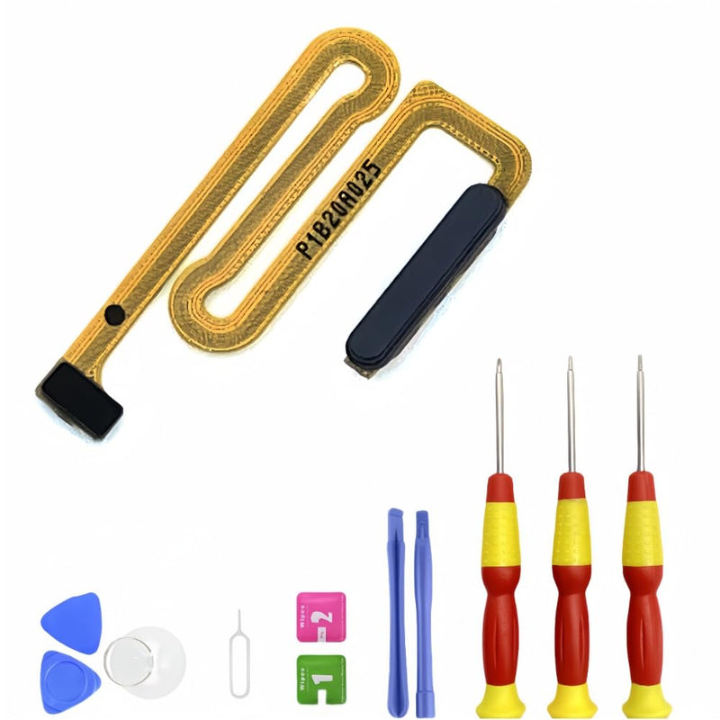 Galaxy A13 5G Power Button Flex Cable Replacement for Samsung Galaxy A136U Fingerprint Sensor Home Button Flex Cable Connector Replacement Parts 6.5 Inches(US Version) (Black) Black
