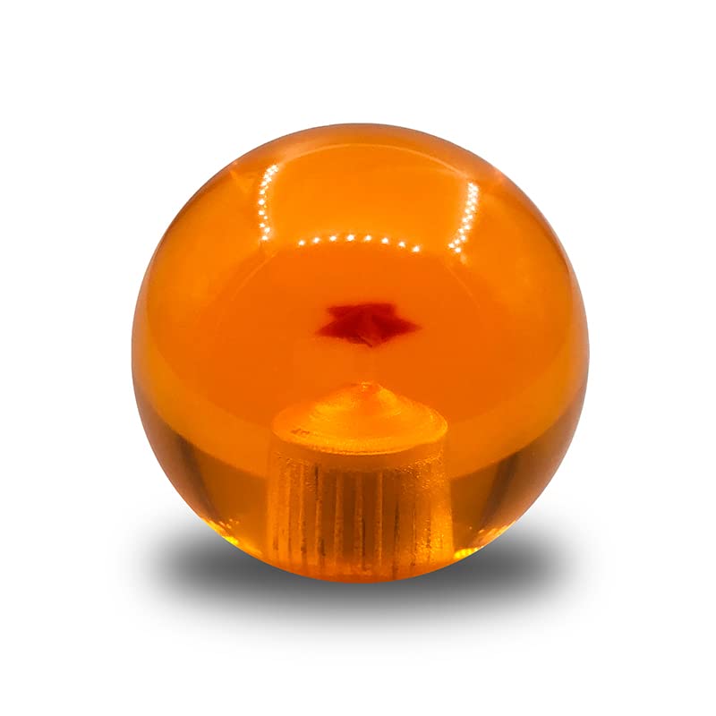 SZJLMKJ Joystick ball top handle Star Balltop Clear Ball Top Handle for ZIPPY SANWA SEIMITSU Hori Crown M6 Joystick (1 star) 1 star
