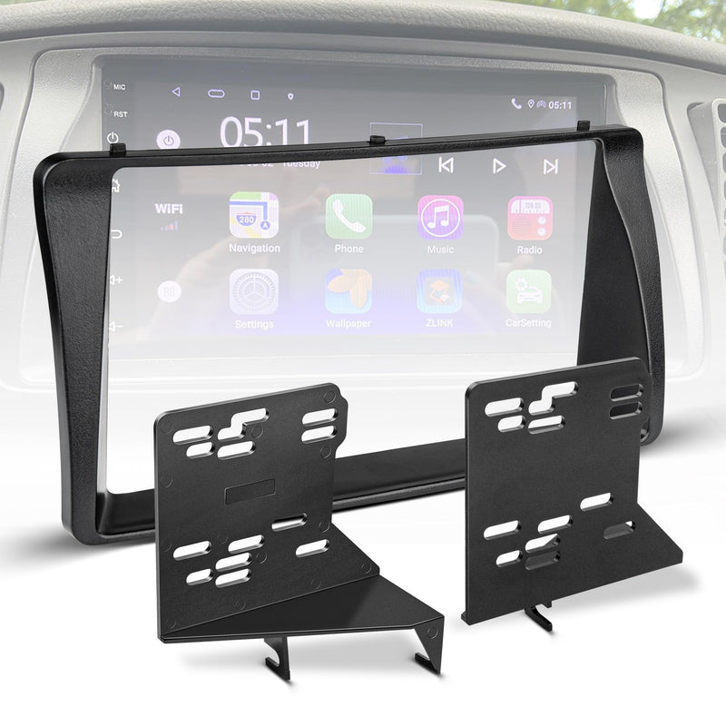 Double DIN Aftermarket Radio Installation Dash Kit for 2003-2008 Toyota Corolla Radio Dash Stereo Mounting Installation Trim Bezel Bracket Kits