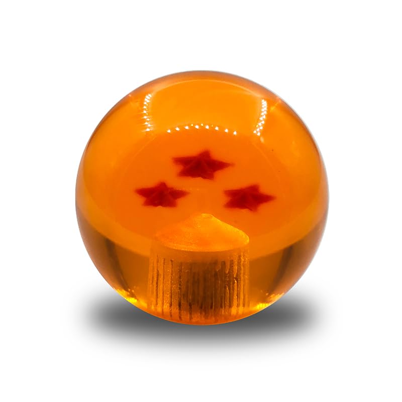 SZJLMKJ Joystick ball top handle Star Balltop Clear Ball Top Handle for ZIPPY SANWA SEIMITSU Hori Crown M6 Joystick (3 stars) 3 stars