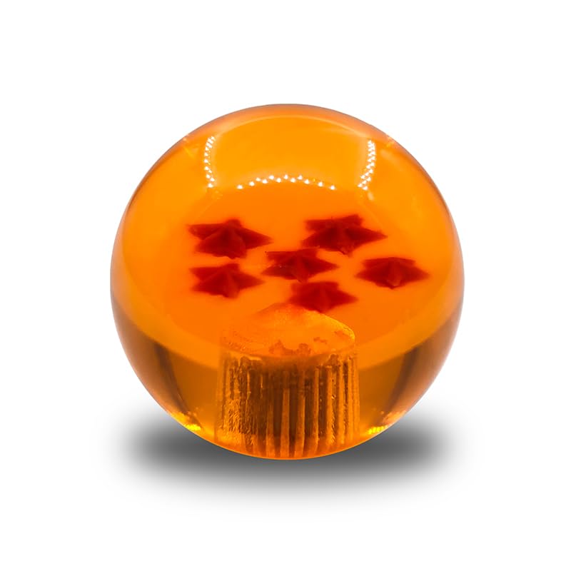 SZJLMKJ Joystick ball top handle Star Balltop Clear Ball Top Handle for ZIPPY SANWA SEIMITSU Hori Crown M6 Joystick (6 stars) 6 stars