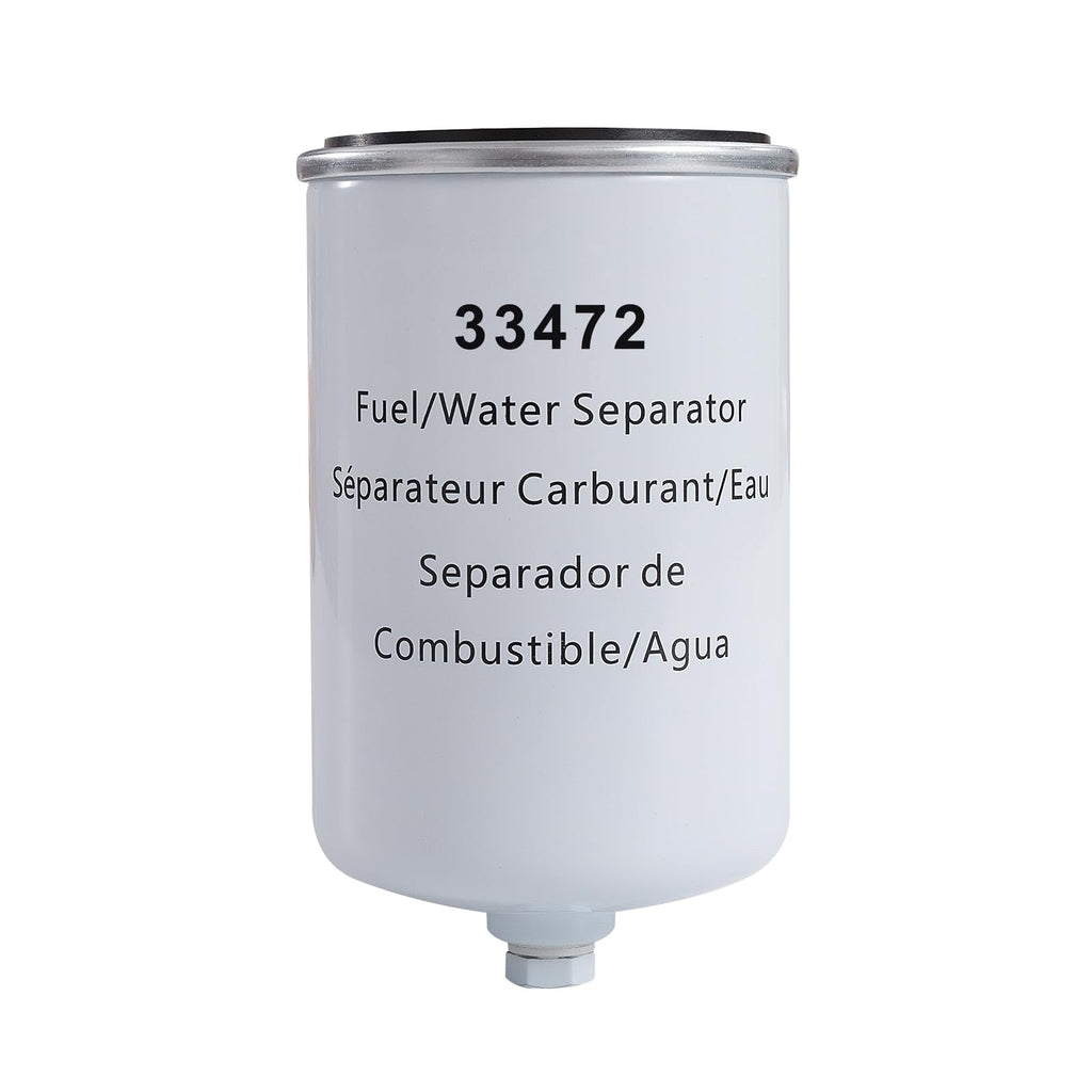 Fuel Water Separator 33472, Fuel Water Separators Heavy Duty Spin On Water Fuel Separator，Pack of 1