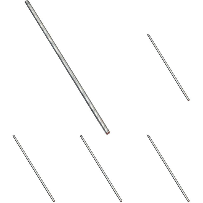 National Hardware N179-325 4000BC Steel Threaded Rod in Zinc Plated,5/16"-18x12 (Pack of 5) 5/16"-18 x 12" (Pack of 5)