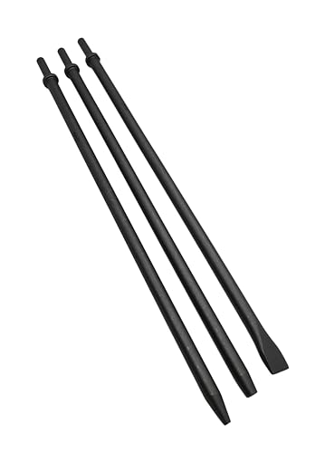 Pneumatic Taper Punch & Air Cold Chisel 3-Piece Set, 18" 7/32"/3/8"/3/4" 3-Piece Set x 18"