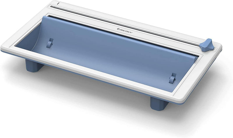 RANCOVY Vinyl Roll Holder with Trimmer for Cricut Maker 3 and Cricut Explore 3, Perfect for Clean Precise Cuts of Smart Vinyls and Heat Transfer Vinyl Iron On blue