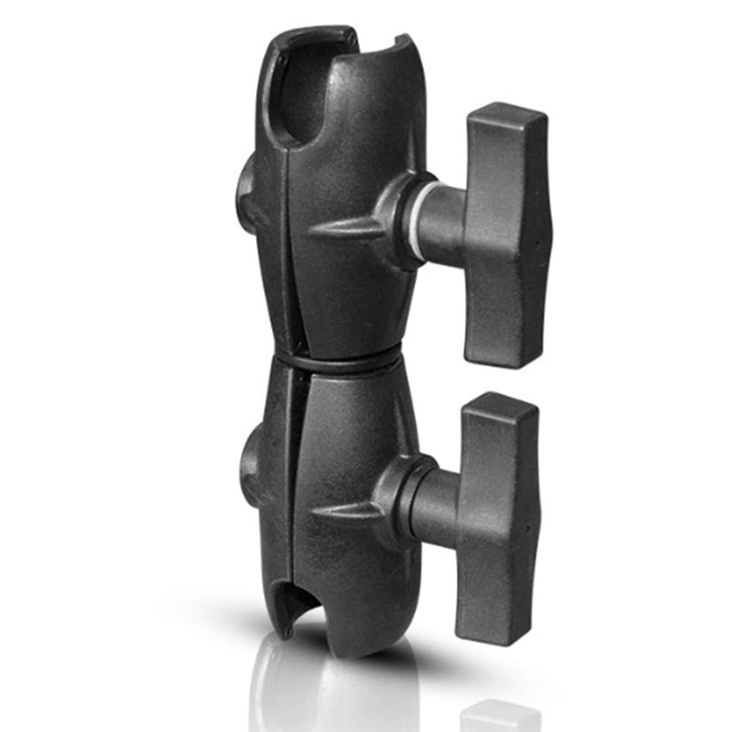 Strg Double Socket Swivel Arm for 1.5 Inches/C Size / 38mm Ball Mounts Accessories, 6.4" Length Double Socket Arm Powerful Clamp Compatible with RAM Mount, iBolt and More 1.5" Ball + 6.4" Long