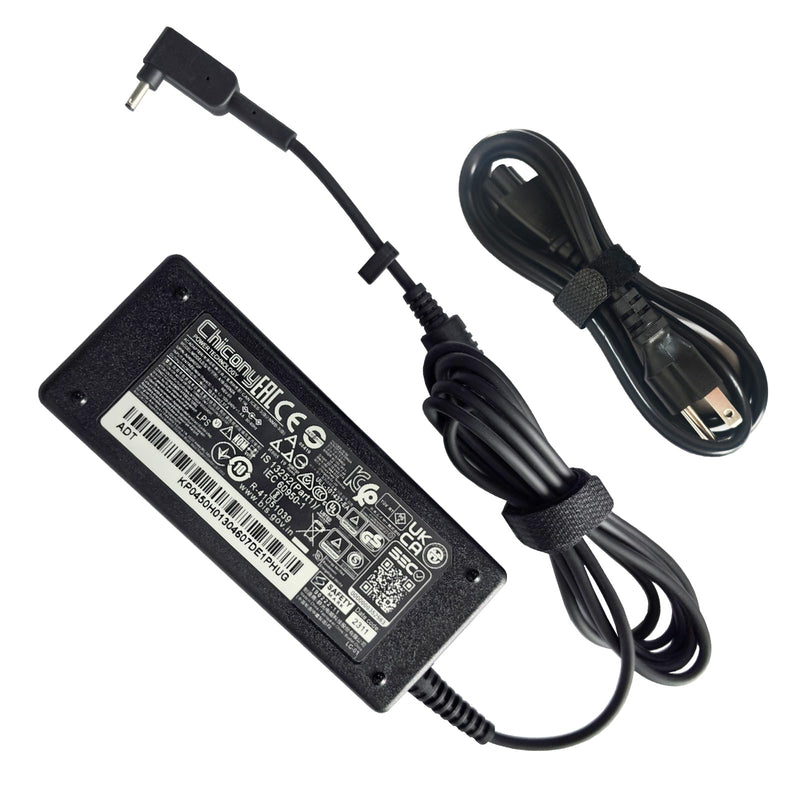 45W Charger for Acer Aspire 1 3 5 A315-23 A315-24P A315-35 A317-53 A317-54 A317-55P A115-32 A314-22 A314-23P A514-55 A515-45 A517-52 EX215-22 Laptop Charger