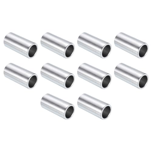 uxcell 10pcs Stainless Steel Spacer 3/4" Bore x 1" OD x 2" Length Screw Standoff Bushing Plain Finish Round Metal Spacer for 3/4 Screws Bolts and Rods 3/4" x 1" x 2"