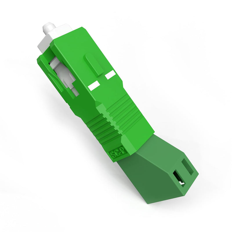 Hybrid Fibre Optic Adapter LC/APC Female SC / APC Male Single Mode | Zirconia ceramic sleeve for precise fibre alignment ≤0.3dB insertion loss and ≥50dB return loss LC/APC-SC/APC