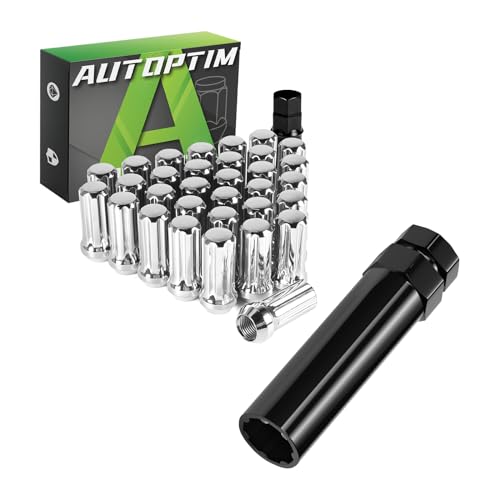 AUTOPTIM M14x1.5 32PCS 7 Spline Lug Nuts & Socket Key