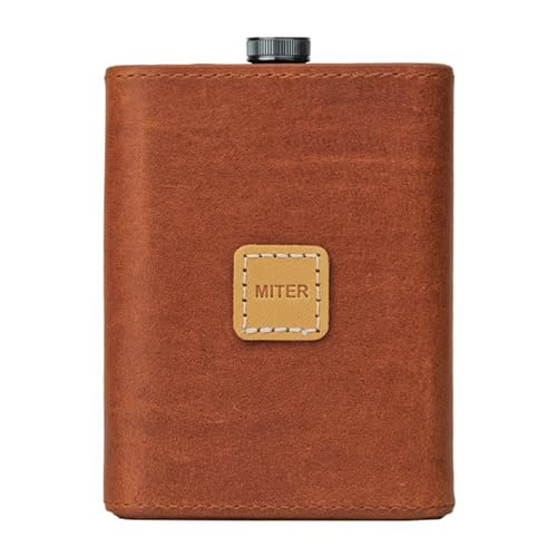 MITER CASE for iFi Hip-dac/Hip-dac2 / Hip-dac 3 Portable dac, Handcrafted Miter Pull-Up Leather Cover hipdac3-Brown