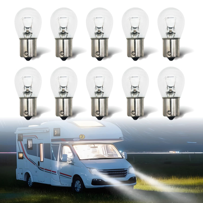Replacement 1141 Auto/RV Backup Light Bulb,21W BA15S Flat Angle Single Light Turn Signal Light, Compact Mini Marker Tail Running Parking Backup Light