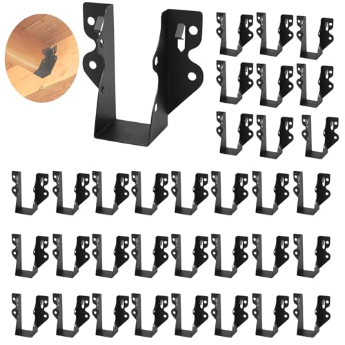 24 Pcs 2"x 4" Joist Hanger|Q235B Carbon Steel 24 2"x 4"