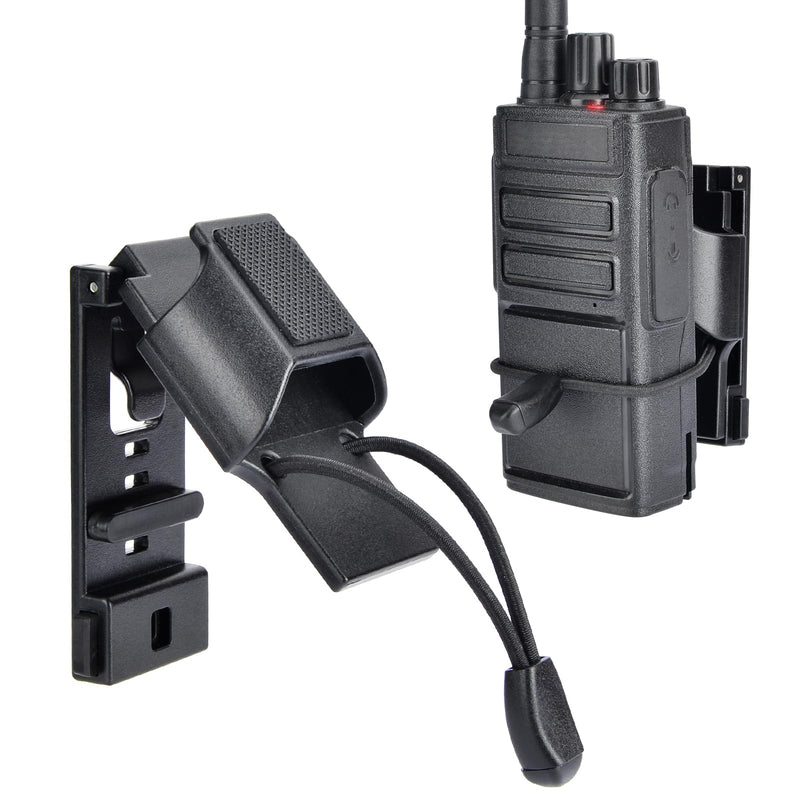 Police Radio Holder for Duty Belt, Walkie Talkie Holster as Duty Belt Accessories, Tactical Radio Holder for Motorola, Kenwood, Midland, BaoFeng, Hytera, Radioddity, Ruyage Radios