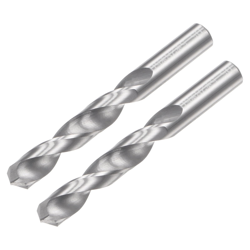 uxcell Solid Carbide Drill Bits, 5.5mm C2/K20 Tungsten Carbide Jobber Drill Bits Straight Shank Drilling Tool for Stainless Steel Aluminum Iron Metal Plastic 2pcs